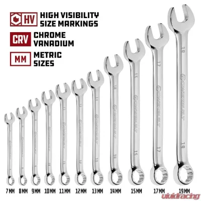 PowerBuilt 11-Piece Metric Combination Wrench Set - 642460