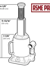 PowerBuilt 20-Ton Shorty Bottle Jack                                     - 647504 - Image 3