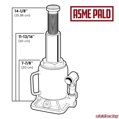 PowerBuilt 20-Ton Shorty Bottle Jack - 647504