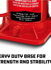 PowerBuilt 20-Ton Shorty Bottle Jack                                     - 647504 - Image 6