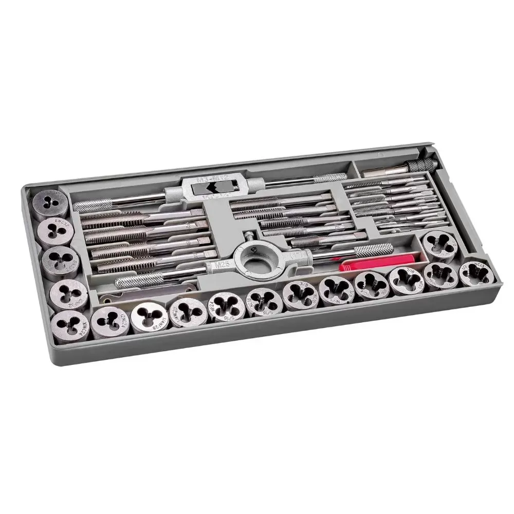 PowerBuilt 40-Piece SAE Tap And Die Set With Injection Case - 647773