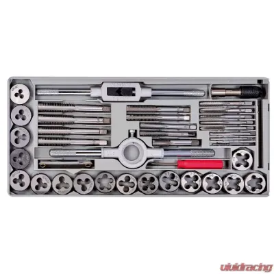 PowerBuilt 40-Piece SAE Tap And Die Set With Injection Case - 647773