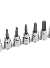 PowerBuilt 7-Piece 3/8-Inch Drive Metric Hex Bit Socket Set                                     - 648663 - Image 5