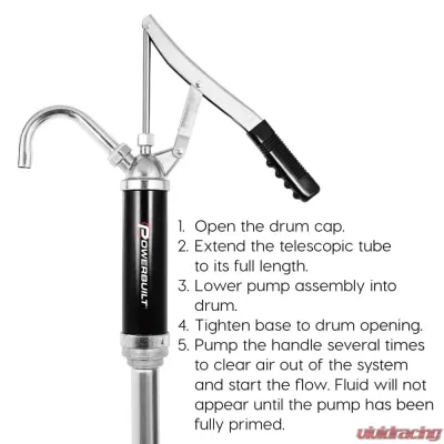 PowerBuilt Lever Action Barrel Pump - 648770