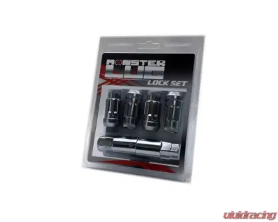 Monster Lug Lock Set - M14x1.5 Chrome - 33002C