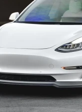 VR Aero Matte Carbon Fiber Front Lip Spoiler Tesla Model 3 2018+                                     - VR-TSLM3-600-M - Image 8