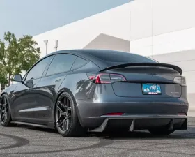 VR Aero Gloss Carbon Fiber Rear Diffuser Tesla Model 3