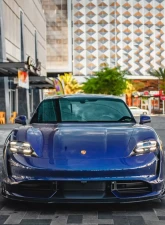 VR Aero Carbon Fiber Front Lip Spoiler Porsche Taycan Turbo | Turbo S                                     - VR-9J1-605 - Image 3