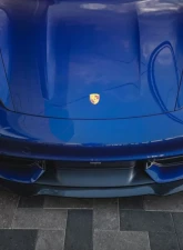 VR Aero Carbon Fiber Front Lip Spoiler Porsche Taycan Turbo | Turbo S                                     - VR-9J1-605 - Image 20