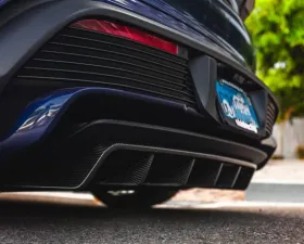 VR Aero Carbon Fiber Rear Diffuser Porsche Taycan Turbo | Turbo S