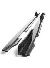 VR Aero Carbon Fiber Side Skirts Porsche Taycan Turbo | Turbo S                                     - VR-9J1-620 - Image 17