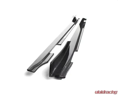 VR Aero Carbon Fiber Side Skirts Porsche Taycan Turbo | Turbo S - VR-9J1-620