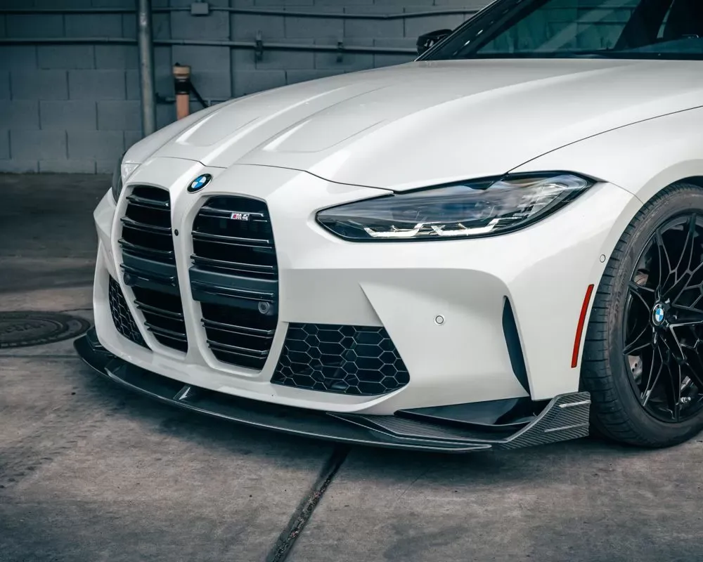 VR Aero Carbon Fiber Front Lip Spoiler BMW M3 G80 | BMW M4 G82 - VR-G80M-600