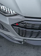 VR Aero Carbon Fiber Front Lip Spoiler Audi RS6 Avant C8 2019-2025                                     - VR-RS6-600 - Image 3