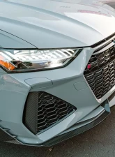 VR Aero Carbon Fiber Front Lip Spoiler Audi RS6 Avant C8 2019-2025                                     - VR-RS6-600 - Image 19