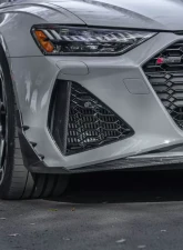 VR Aero Carbon Fiber Front Lip Spoiler Audi RS6 Avant C8 2019-2025                                     - VR-RS6-600 - Image 5