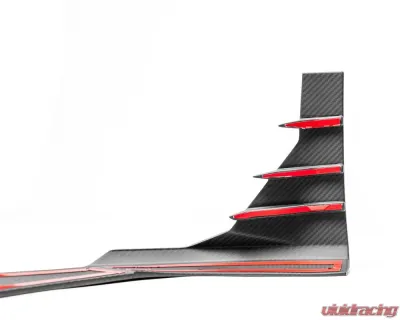 VR Aero Carbon Fiber Front Lip Spoiler Audi RS6 Avant C8 2019-2025 - VR-RS6-600