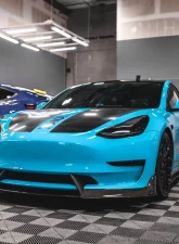 VR Aero Type SL Carbon Fiber Complete Body Kit Tesla Model 3 2018+                                     - VR-TSLM3-Kit - Image 3