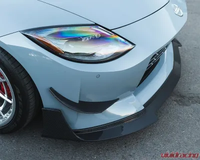 VR Aero Carbon Fiber Front Bumper Lip Spoiler Nissan Z 2023+ - VR-400Z-600