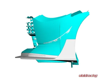 VR Aero Carbon Fiber Front Bumper Lip Spoiler Nissan Z 2023+ - VR-400Z-600