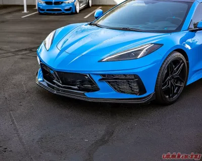 VR Aero Carbon Fiber Front Lip Spoiler Chevrolet Corvette C8 - VR-C8-600