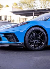 VR Aero Carbon Fiber Front Lip Spoiler Chevrolet Corvette C8                                     - VR-C8-600 - Image 3