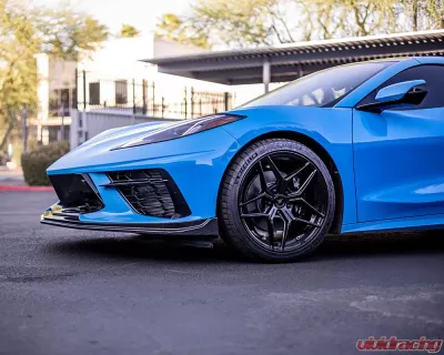 VR Aero Carbon Fiber Front Lip Spoiler Chevrolet Corvette C8 - VR-C8-600