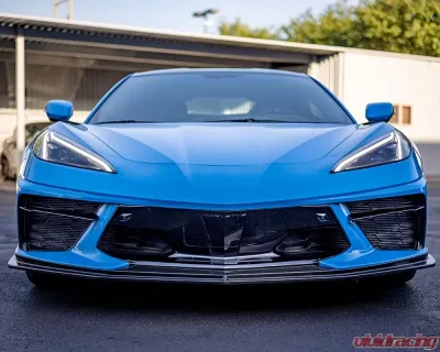VR Aero Carbon Fiber Front Lip Spoiler Chevrolet Corvette C8 - VR-C8-600
