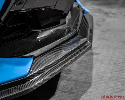 VR Aero Carbon Fiber Front Lip Spoiler Chevrolet Corvette C8 - VR-C8-600