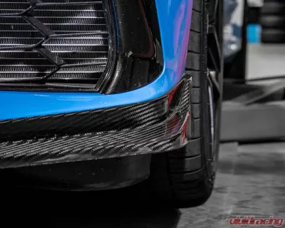 VR Aero Carbon Fiber Front Lip Spoiler Chevrolet Corvette C8 - VR-C8-600