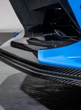 VR Aero Carbon Fiber Front Lip Spoiler Chevrolet Corvette C8                                     - VR-C8-600 - Image 9