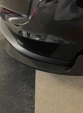 VR Aero Carbon Fiber Front Lip Spoiler Porsche Taycan Turbo | Turbo S                                     - VR-9J1-605 - Image 15