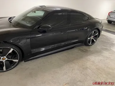 VR Aero Carbon Fiber Side Skirts Porsche Taycan Turbo | Turbo S - VR-9J1-620