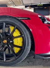 VR Aero Carbon Fiber Front Lip Spoiler Porsche Taycan Turbo | Turbo S                                     - VR-9J1-605 - Image 17