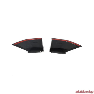 VR Aero Carbon Fiber Rear Bumper Lip Splitters V2 Toyota GR-86 2022-2024 - VR-GR86-612