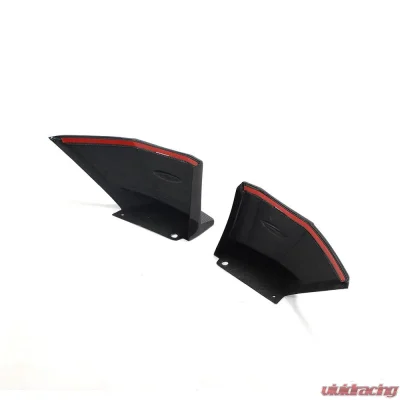 VR Aero Carbon Fiber Rear Bumper Lip Splitters V2 Toyota GR-86 2022-2024 - VR-GR86-612