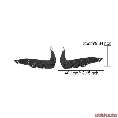 VR Aero Carbon Fiber Side Fender Vents Subaru BRZ 2013-2020 - VR-BRZ-613