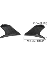 VR Aero Carbon Fiber Front Bumper Canards Subaru BRZ 2013-2020                                     - VR-BRZ-604 - Image 10