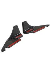 VR Aero Carbon Fiber Rear Bumper Lip Splitters V1 Toyota GR-86 2022-2024                                     - VR-GR86-611 - Image 4