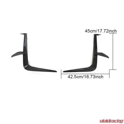 VR Aero Carbon Fiber Front Bumper Canards Toyota GR-86 2022-2024 - VR-GR86-600