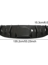VR Aero Carbon Fiber Rear Diffuser V1 Porsche Taycan 9J1 Sedan 2019-2021                                     - VR-TAYC9J1-610 - Image 9