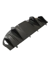 VR Aero Carbon Fiber Rear Diffuser V1 Porsche Taycan 9J1 Sedan 2019-2021                                     - VR-TAYC9J1-610 - Image 6