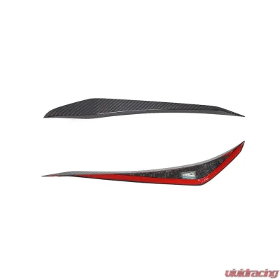 VR Aero Carbon Fiber Front Bumper Canards Porsche 991 Turbo 2014-2015 - VR-911-601