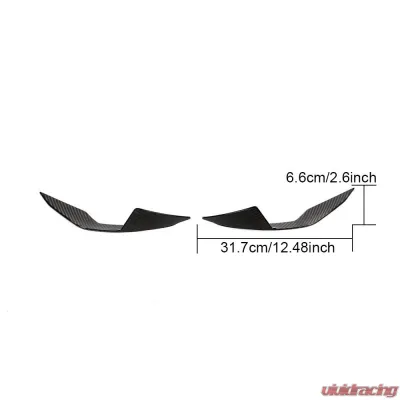 VR Aero Carbon Fiber Front Bumper Canards V1 BMW M3 G80 | M4 G82 G83 2021-2024 - VR-M3M4-601