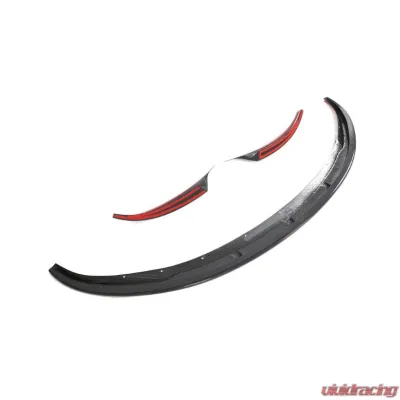 VR Aero Carbon Fiber Pre-Preg Front Lip Spoiler Tesla Model 3 2023+ - VR-TESLA3-PP-600