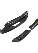VR Aero Carbon Fiber Front Lip Spoiler BMW X6 M E71 2010-2014                                     - VR-X6M-600 - Image 8