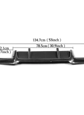VR Aero Carbon Fiber Rear Diffuser BMW 5 Series F10 M5                                     - VR-F10M5-610 - Image 8