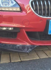 VR Aero Carbon Fiber Front Bumper Lip Splitters BMW 6 Series F06 | F12 | F13 | 640i | 650i M Sport 2013-2018                                     - VR-F12F13-602 - Image 2