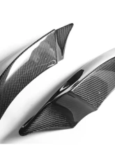 VR Aero Carbon Fiber Front Bumper Lip Splitters 2pcs BMW 3 Series F34 M Sport GT Gran Turismo 2014-2018                                     - VR-F34-602 - Image 5