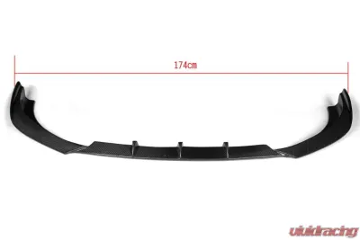 VR Aero Carbon Fiber Front Lip Spoiler Audi S3 | A3 Sline Sedan 2014-2016 - VR-A3S3-601